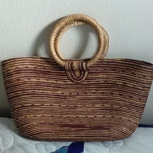 Wicker/Ratan Tote
